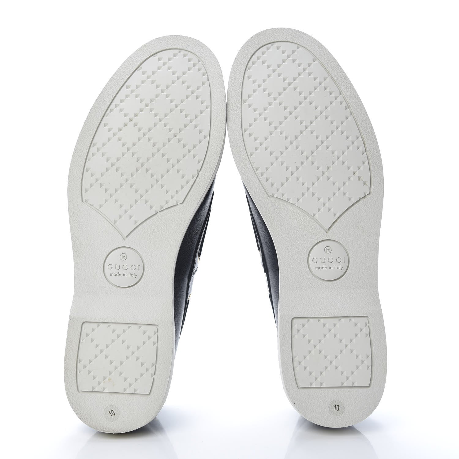 Gucci Calfskin Mens Delta Boat Loafer 10 Blue Ivory 5 of 10