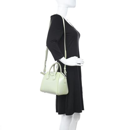 Givenchy Shiny Lord Calfskin Mini Antigona Citrus Green 2 of 9