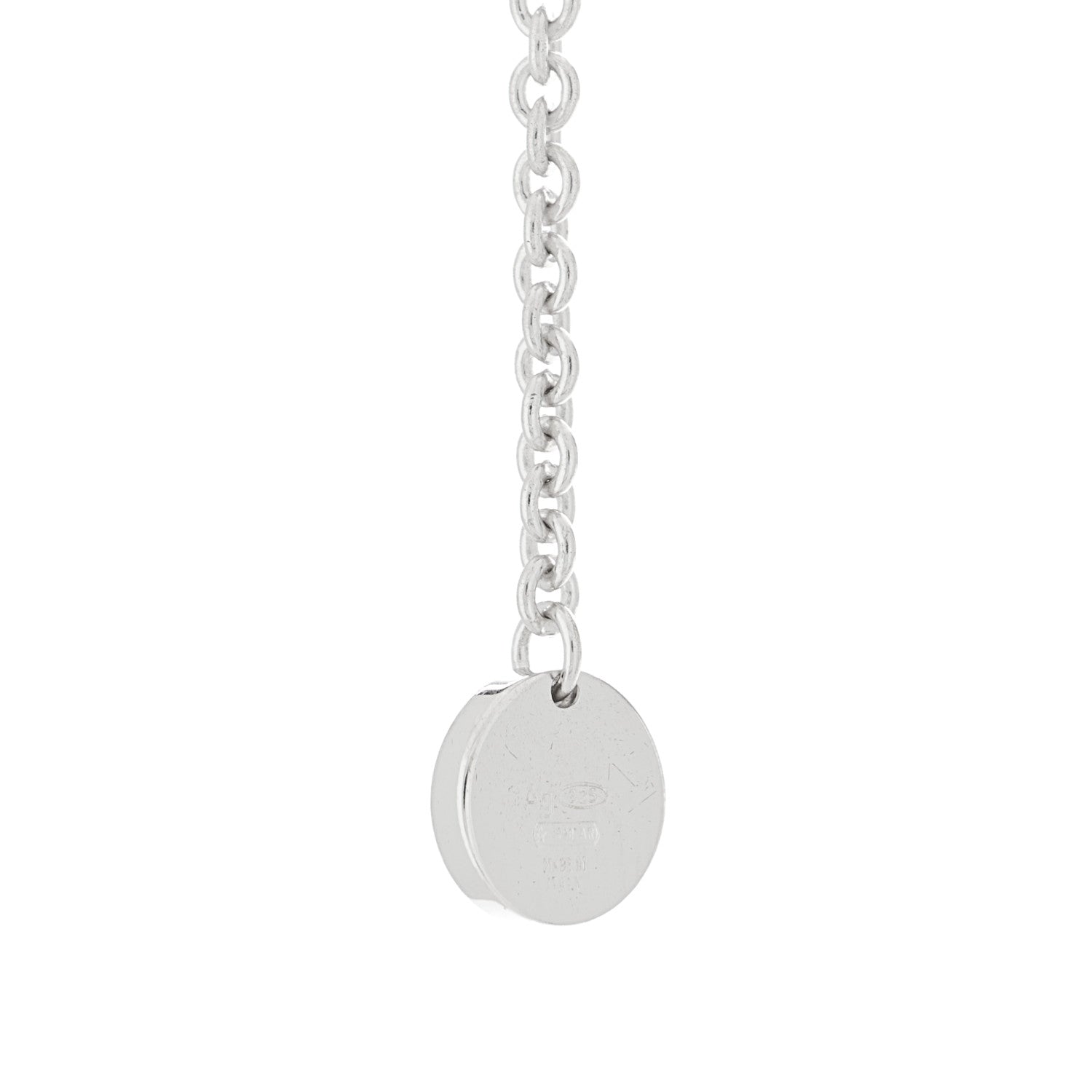 Bulgari Sterling Silver Ceramic Save The Children Pendant Necklace 6 of 7