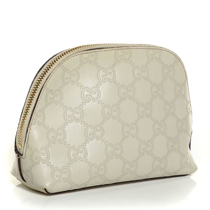 Gucci Guccissima Cosmetic Case Off White 3 of 7