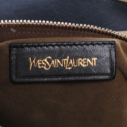 Saint Laurent Calfskin Python Muse Two Sand 7 of 10