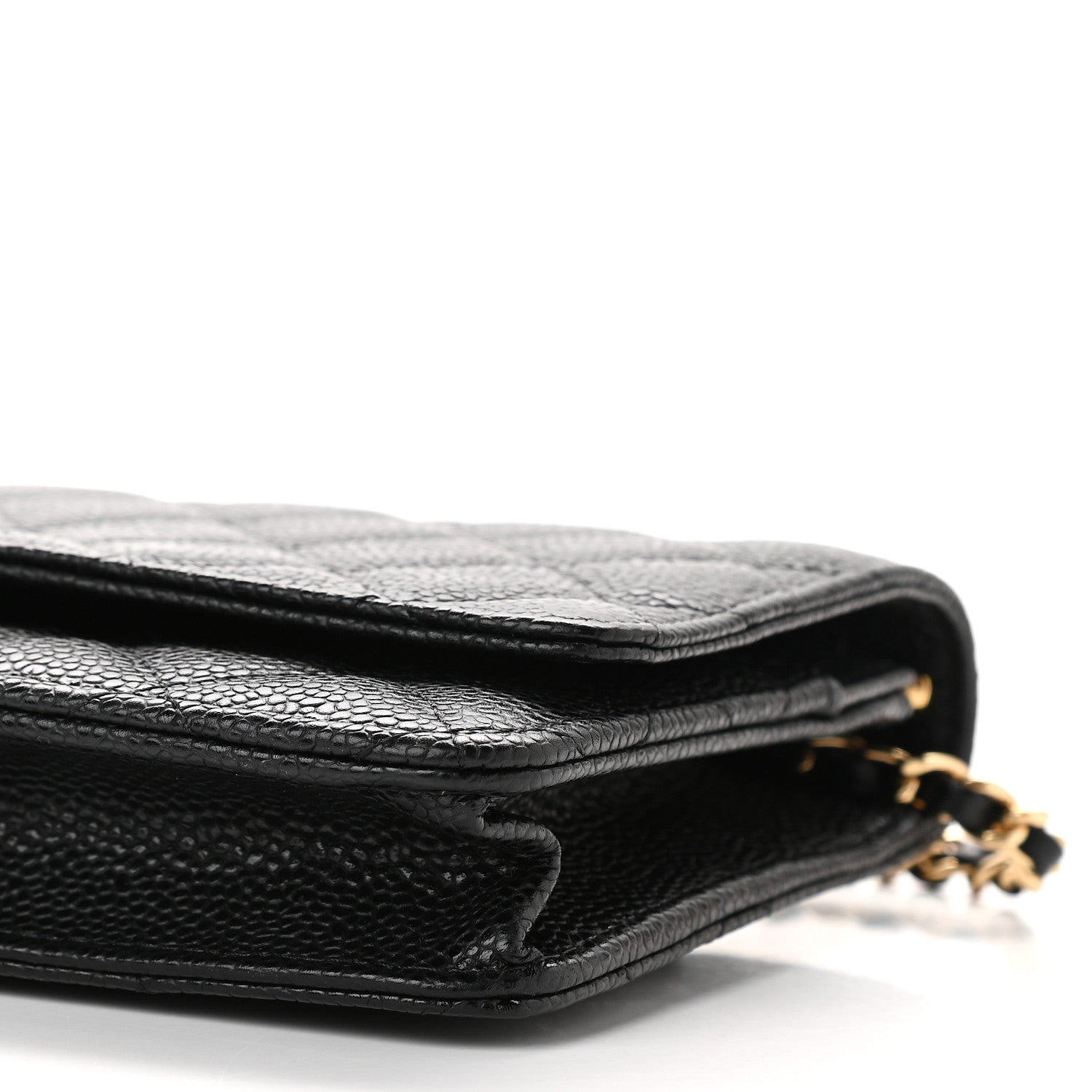 Chanel Caviar Quilted Wallet On Chain WOC Black 10 of 10
