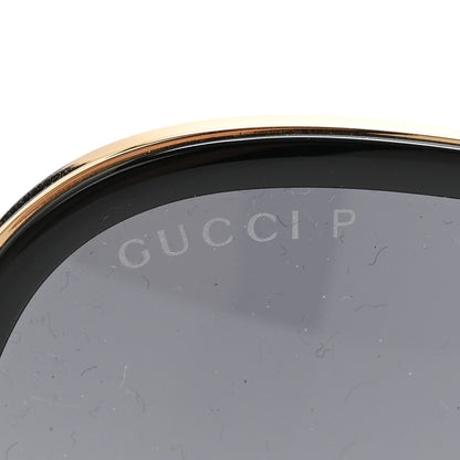 Gucci Aviator Sunglasses GG0062S Black Gold 7 of 8