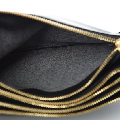 Celine Lambskin Small Trio Crossbody Bag Black 5 of 10