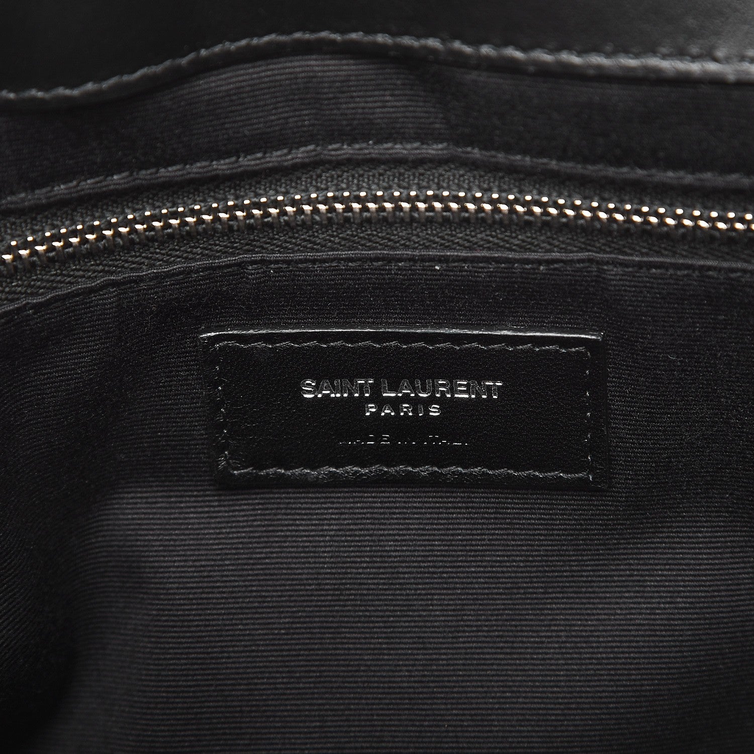 Saint Laurent Calfskin Y Quilted Monogram Large Loulou Chain Satchel Black 6 of 7
