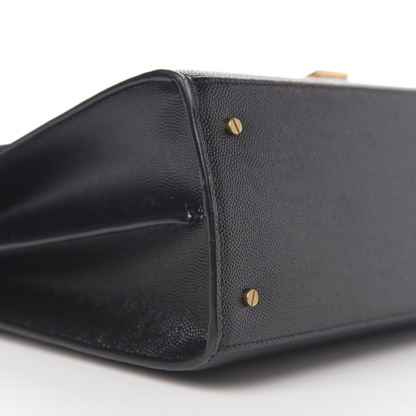 Grain de Poudre Medium Classic Monogram Cassandra Top Handle Black Rouge Legion