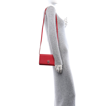 Alexander McQueen Calfskin Insignia Pouch Red 2 of 10