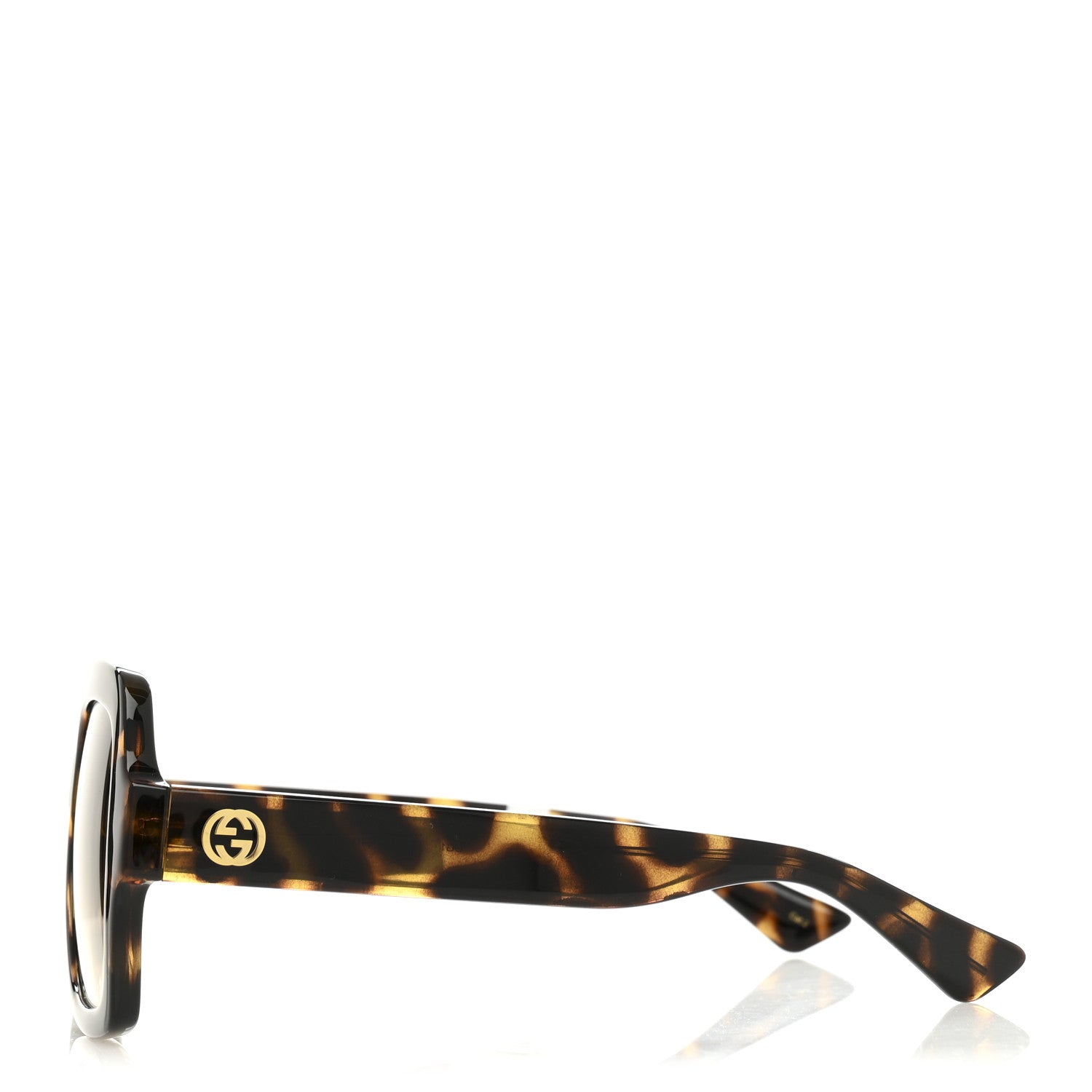 Gucci Acetate Square Frame Sunglasses GG1337S Havana 3 of 8
