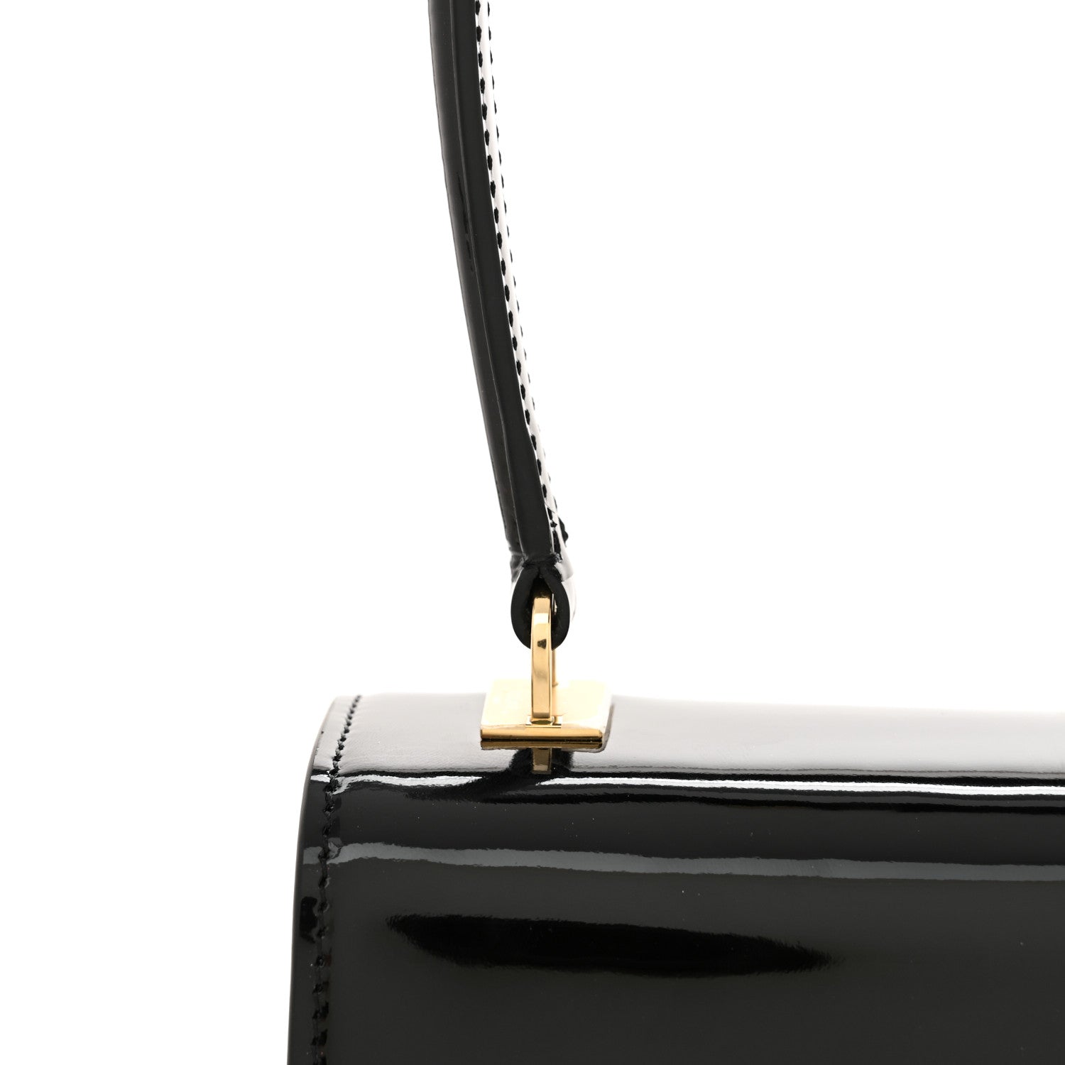 Celine Patent Teen Vichy Garance Black White 13 of 14