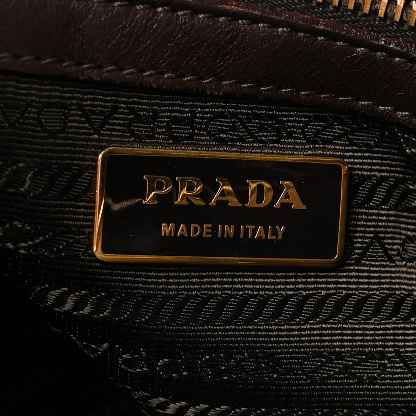 Nappa Gaufre Shopping Satchel Noce