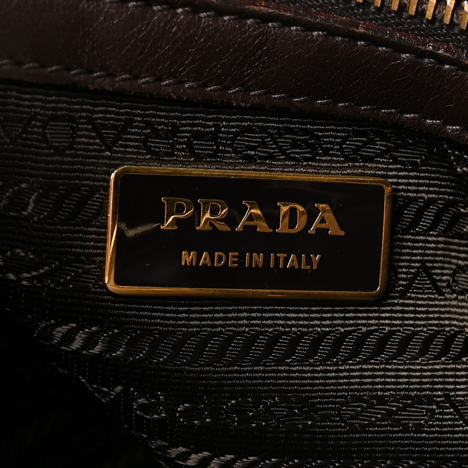 Prada Nappa Gaufre Shopping Satchel Noce 6 of 9
