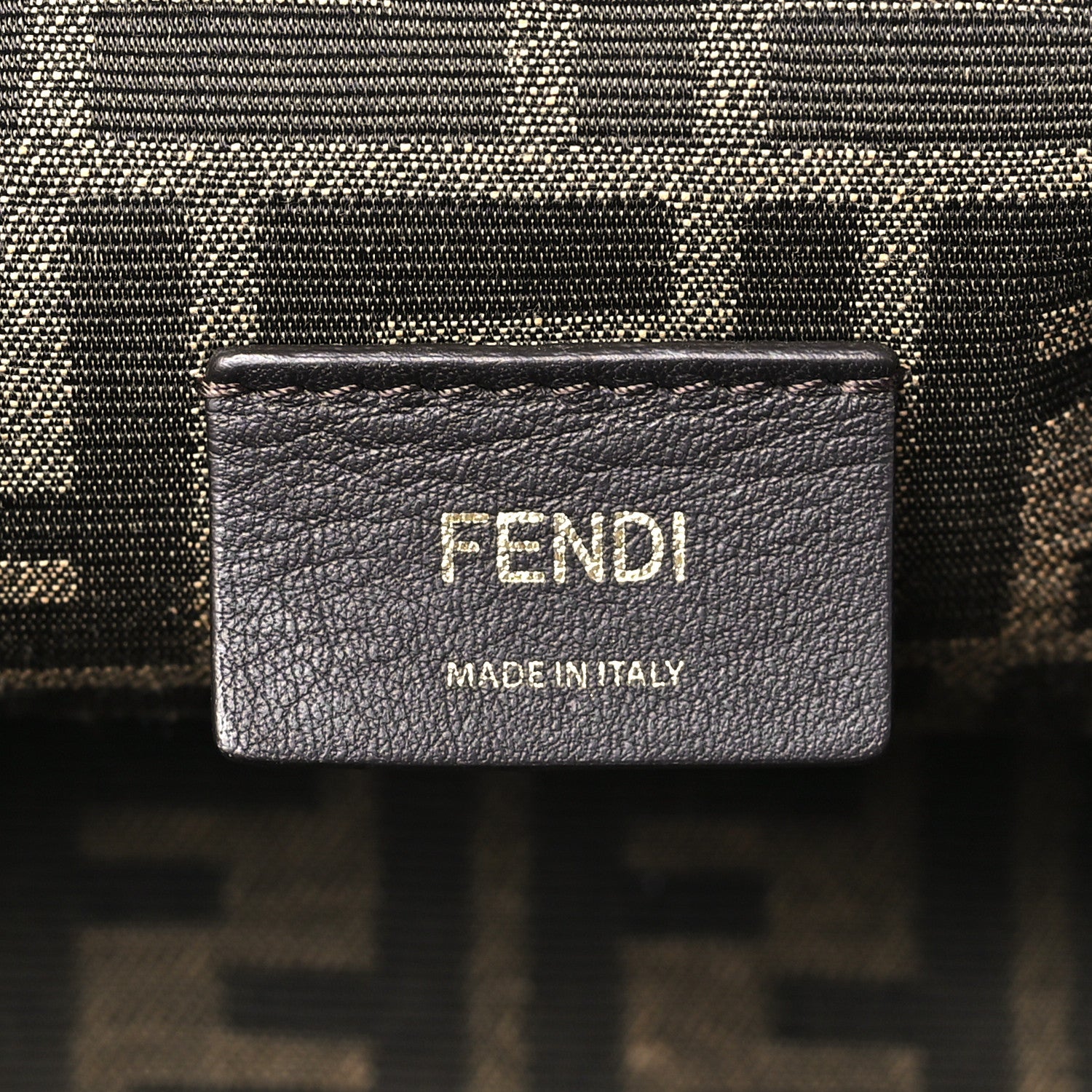 Fendi Shiny Nappa Small Fendi First Black 6 of 9