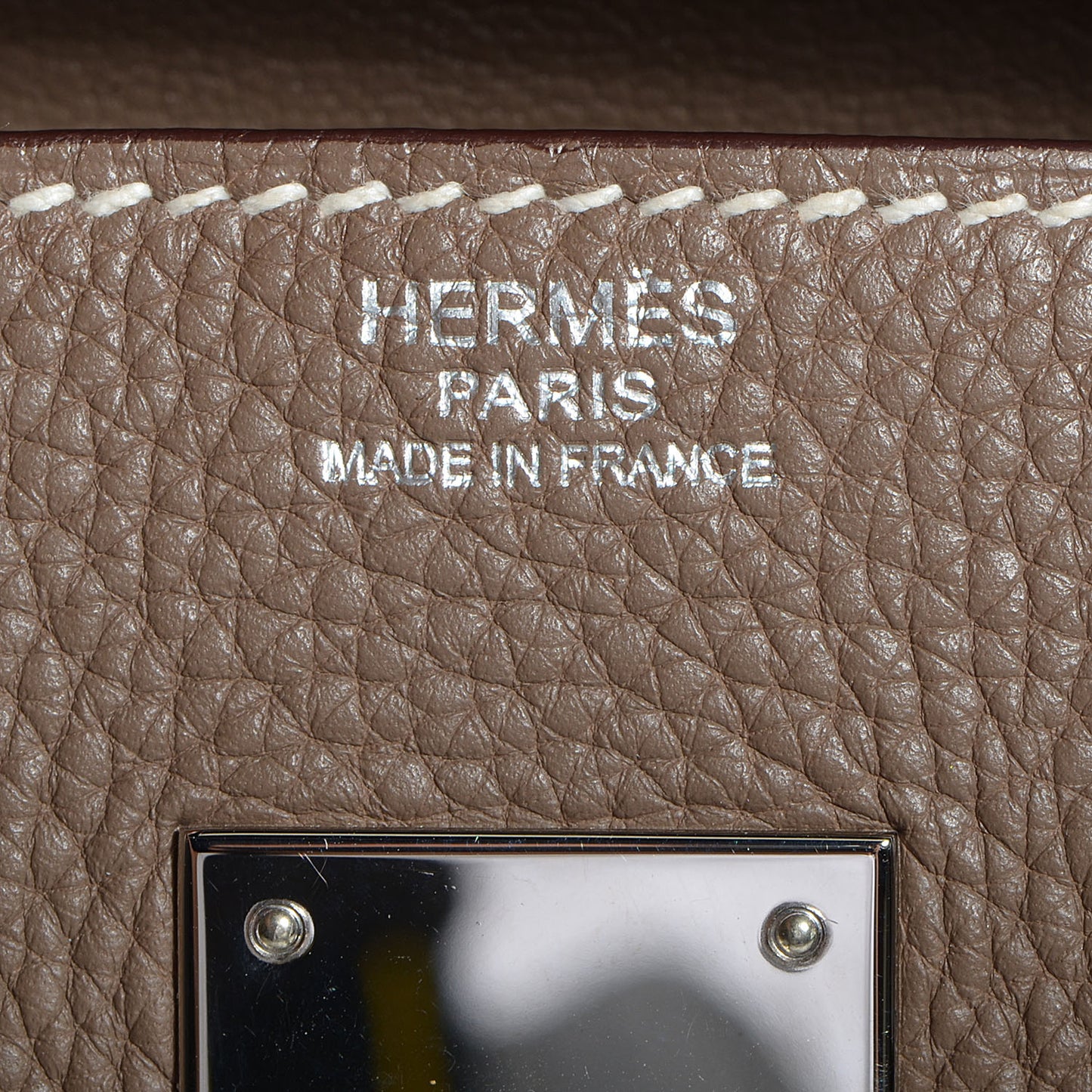 Taurillon Clemence Birkin 30 Etoupe