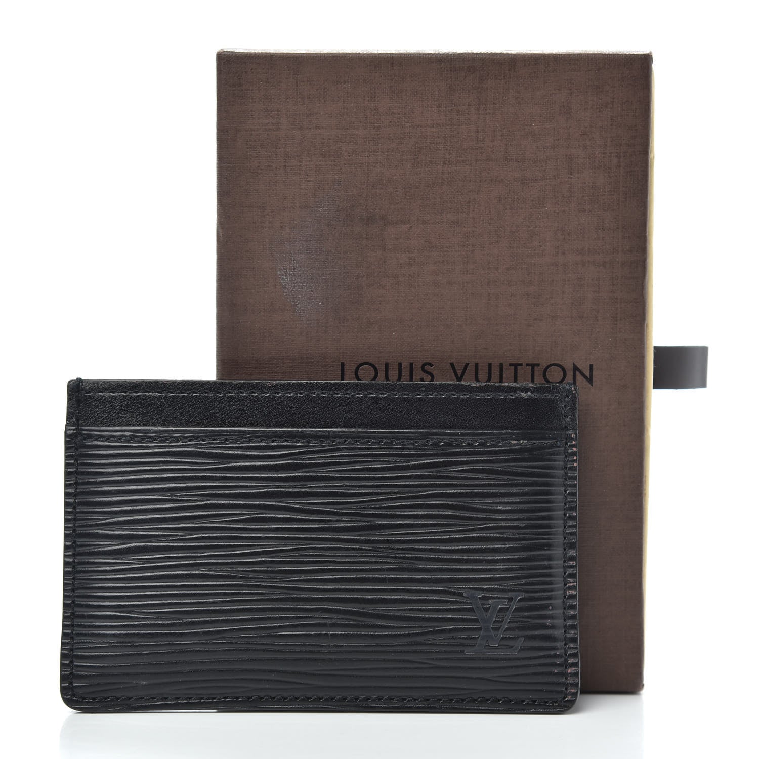 Louis Vuitton Epi Card Holder Black 7 of 7