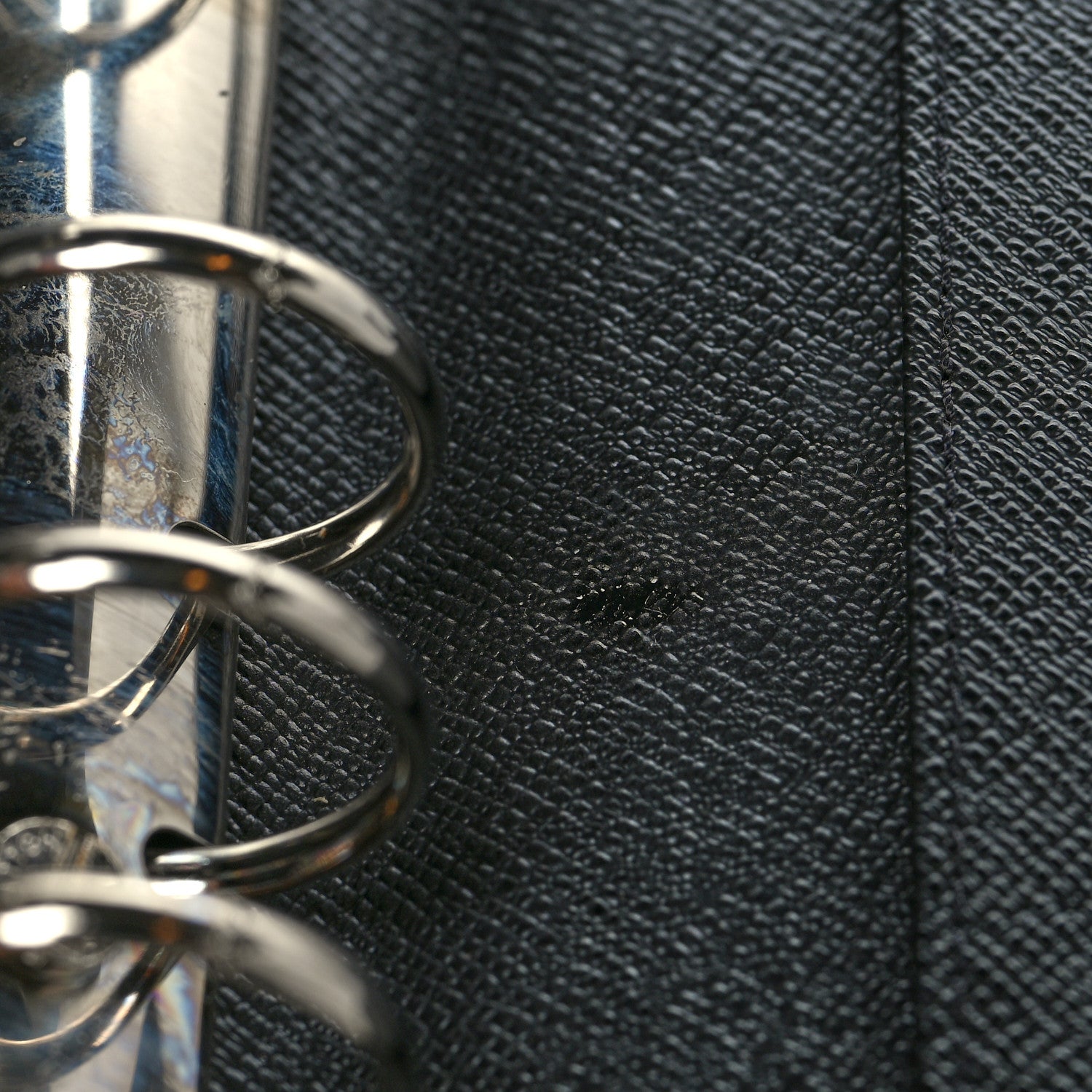 Louis Vuitton Epi Medium Ring Agenda Cover Black 10 of 12