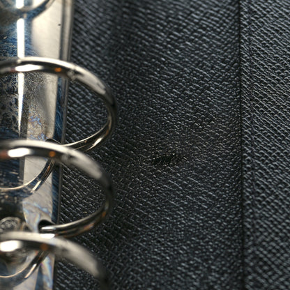 Louis Vuitton Epi Medium Ring Agenda Cover Black 10 of 12