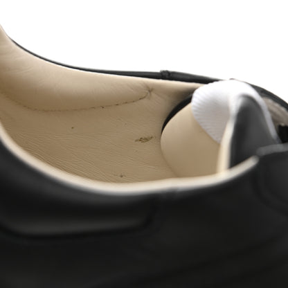 Gucci Calfskin Iridescent Logo Mens Rhyton Sneakers 9 Black 10 of 13