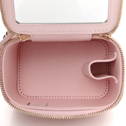 Chanel Caviar Quilted Mini Vanity Case With Chain Light Pink 4 of 8
