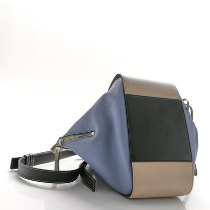 Loewe Grained Calfskin Small Hammock Shoulder Bag Blue Beige Multicolor 4 of 9