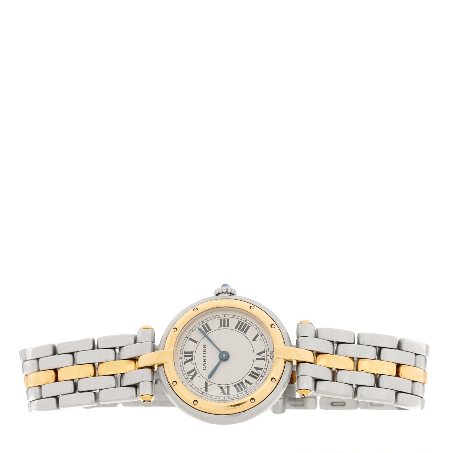 Stainless Steel 18K Yellow Gold 24mm Panthere Vendome Quartz Watch