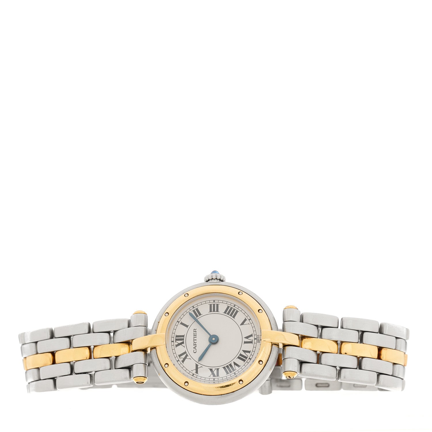 Cartier Stainless Steel 18K Yellow Gold 24mm Panthere Vendome Quartz Watch 2 of 4