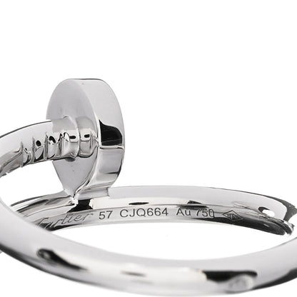 Cartier 18K White Gold Juste Un Clou Ring 57 8 4 of 5