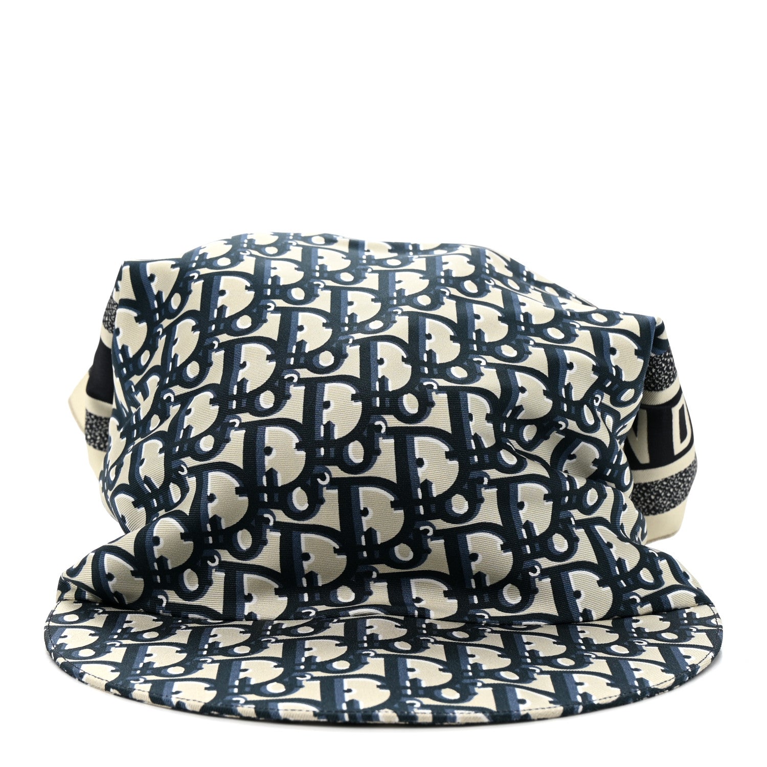 Christian Dior Silk Oblique Visor Blue 3 of 9