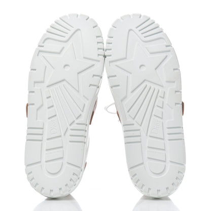 Christian Dior Calfskin Bi-Color Dior-ID Platform Sneakers 37 White Nude 5 of 10