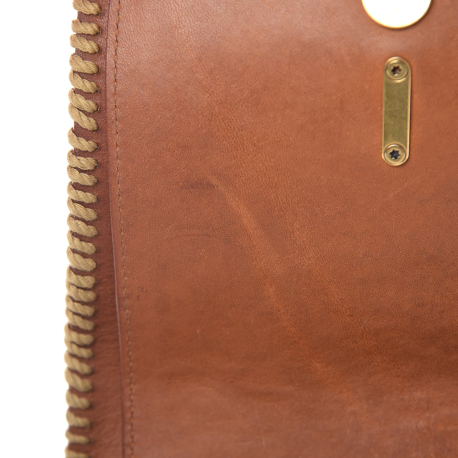 Saint Laurent Calfskin Whipstitch Toy Charlotte Messenger Bag Cognac 11 of 21