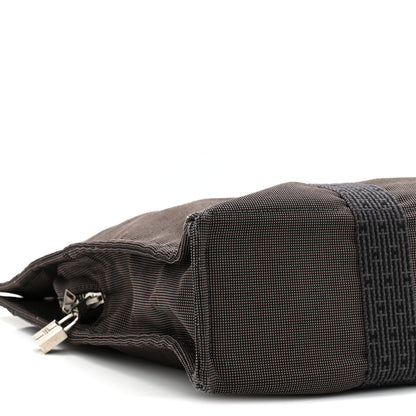 Hermes Canvas Herline MM Tote Grey 8 of 9