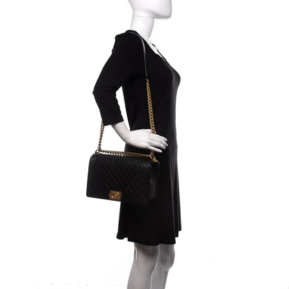 Chanel Caviar Quilted New Medium Boy Flap Black 2 of 10