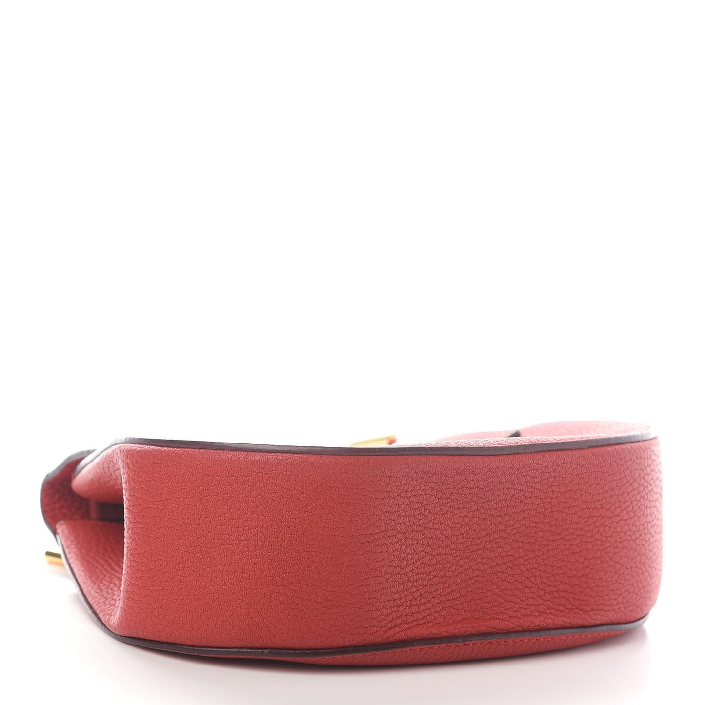 Grained Lambskin Drew Shoulder Bag Plaid Red
