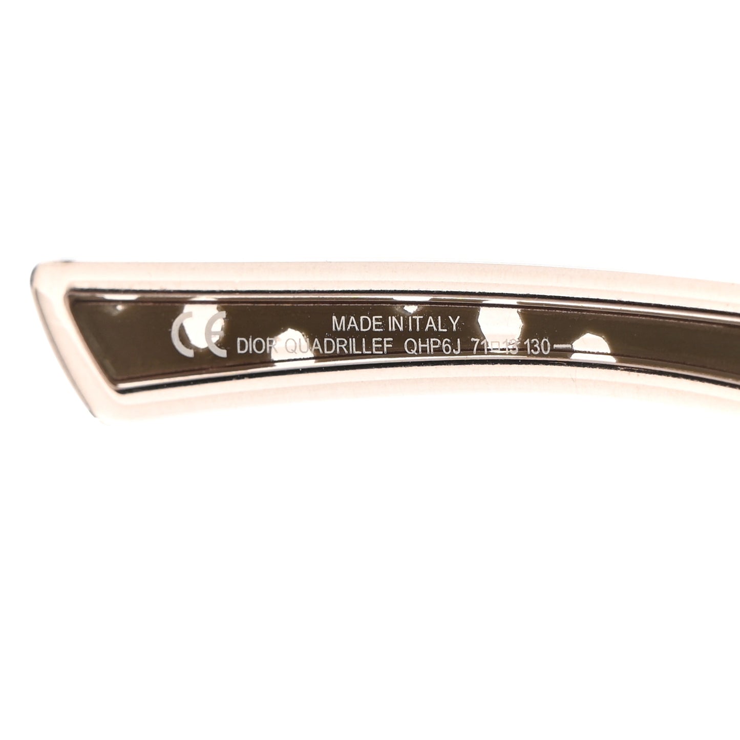 Quadrille Sunglasses Gold Beige