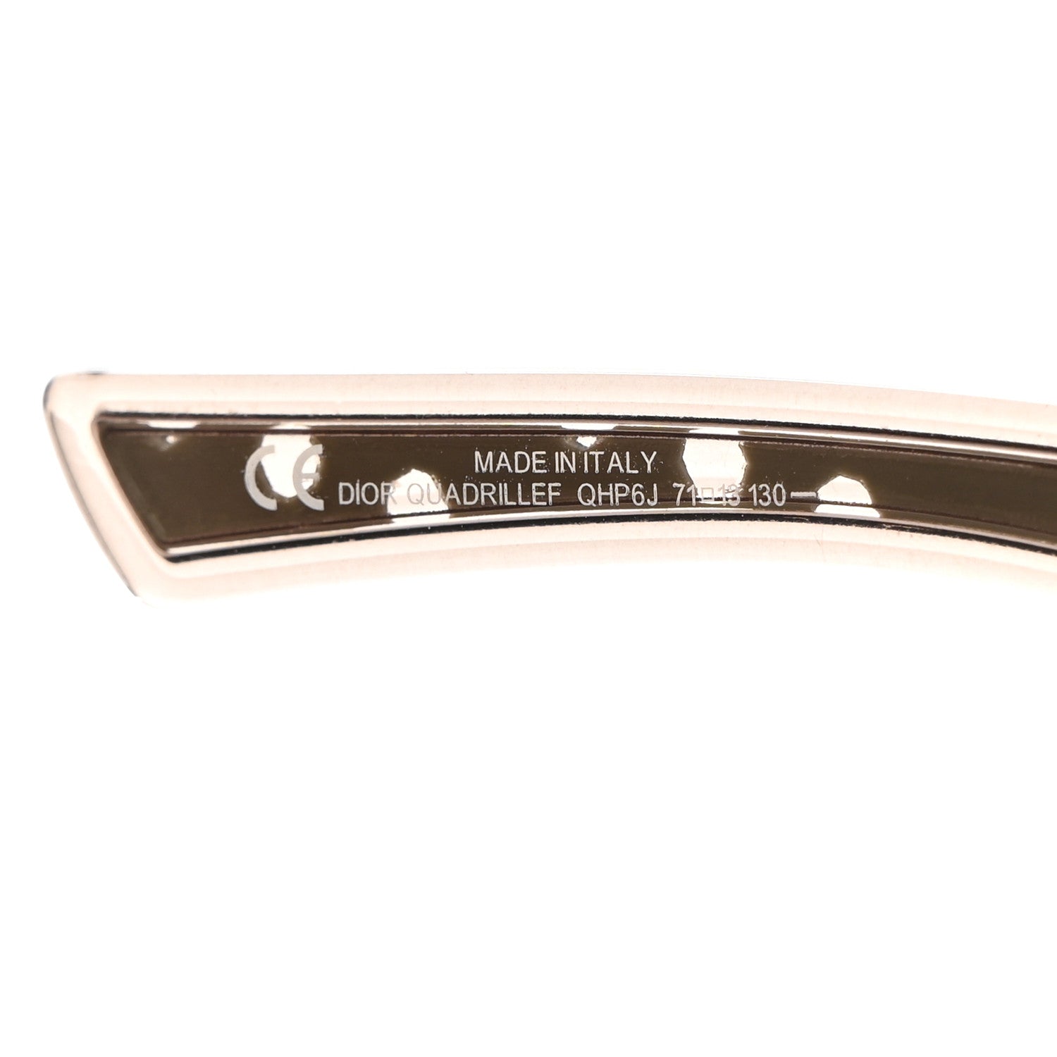 Christian Dior Quadrille Sunglasses Gold Beige 5 of 7
