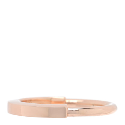 Tiffany 18K Rose Gold Lock Ring 50 5.5 4 of 6