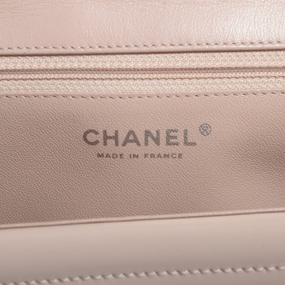 Chanel Patent Horizontal Quilted Jumbo Flap Light Pink 7 of 9