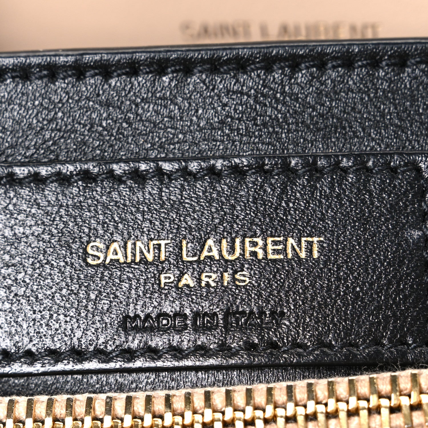 Saint Laurent Calfskin Y Quilted Monogram Small Loulou Chain Satchel Dark Beige 6 of 11