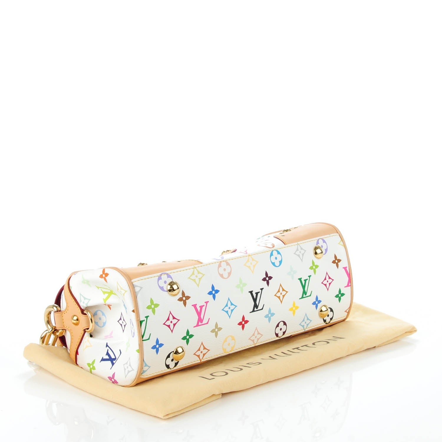 Louis Vuitton Monogram Multicolor Beverly MM White 4 of 7