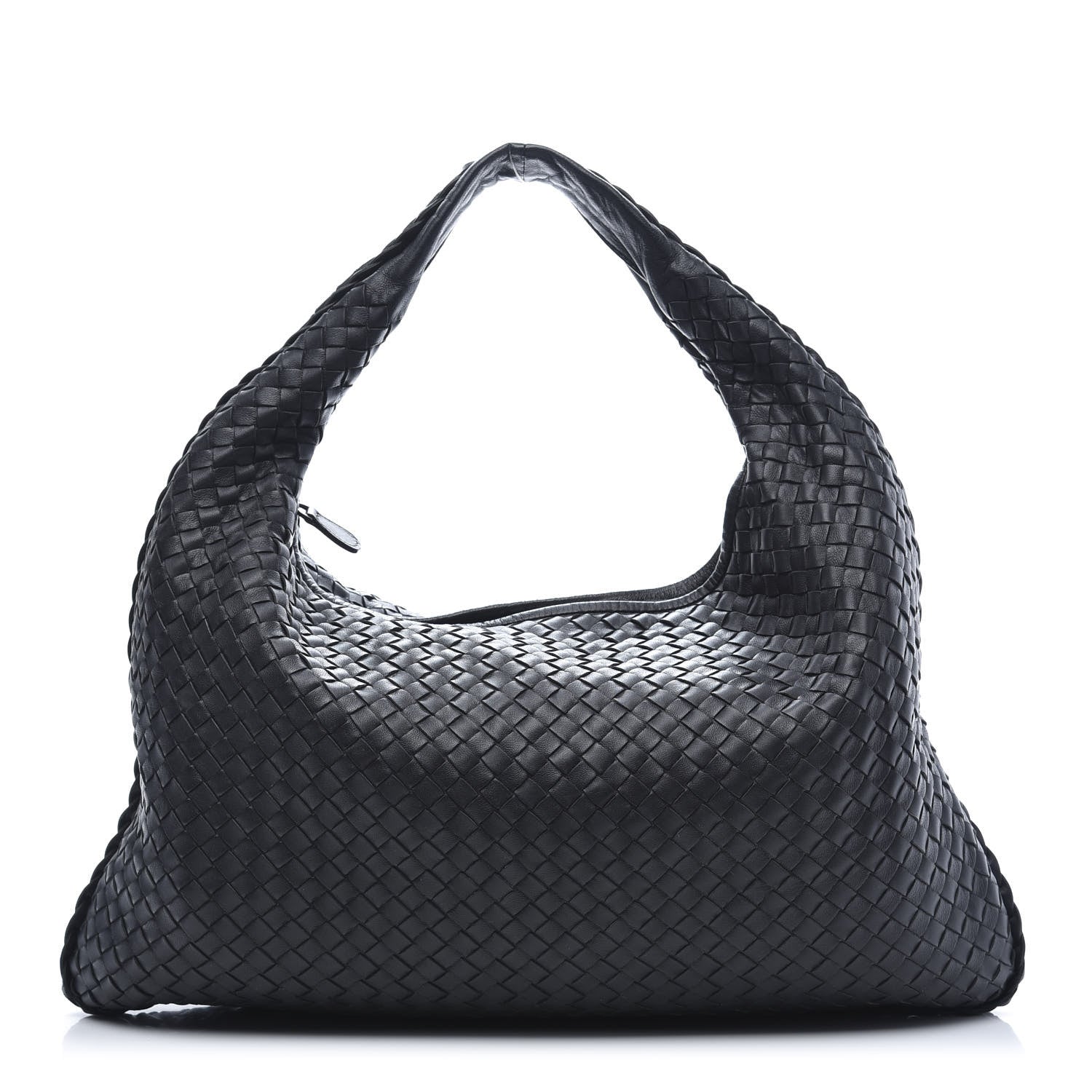 Bottega Veneta Nappa Intrecciato Large Veneta Hobo Black 1 of 12
