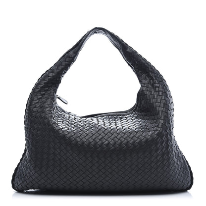 Bottega Veneta Nappa Intrecciato Large Veneta Hobo Black 1 of 12