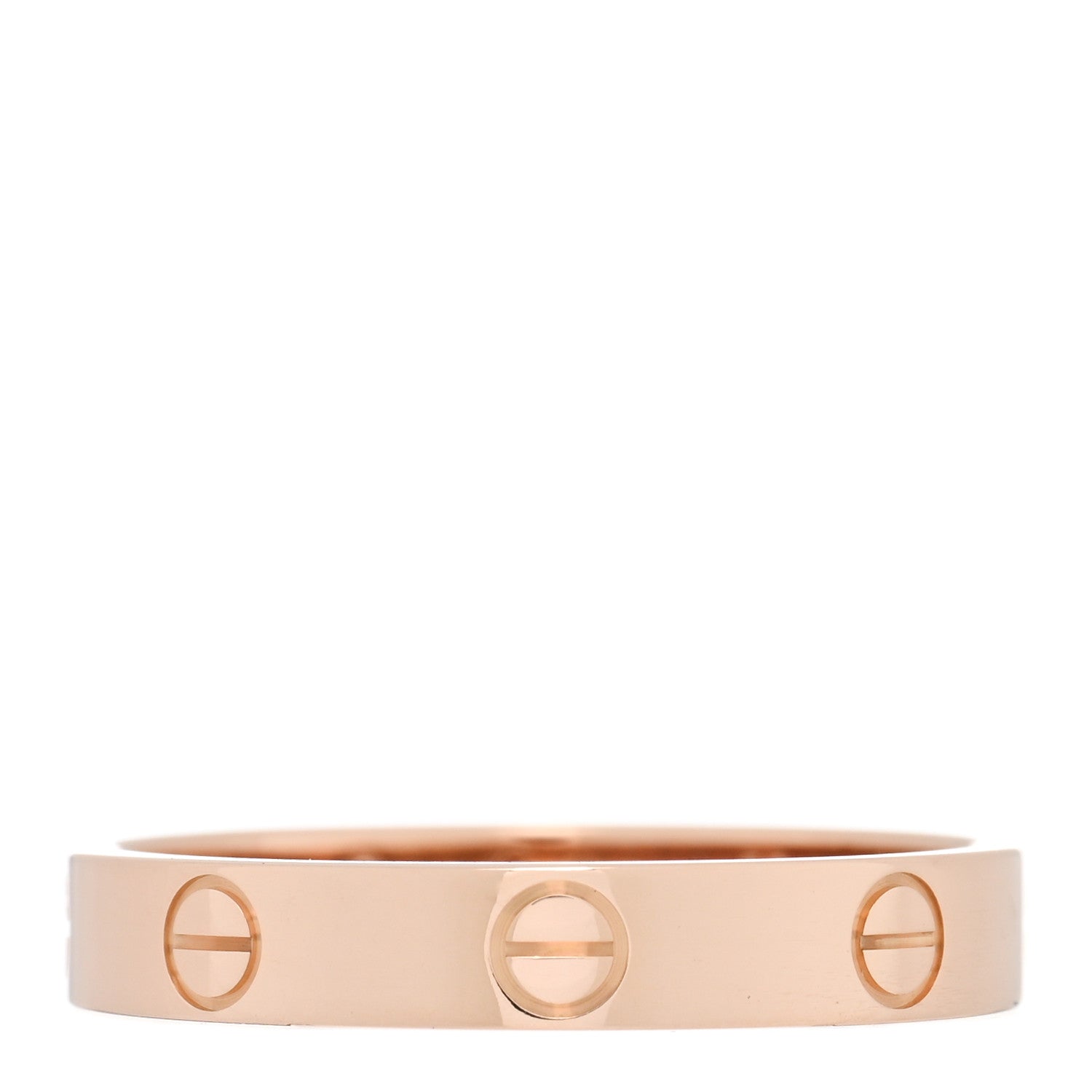 Cartier 18K Pink Gold 3.5mm LOVE Wedding Band Ring 58 8.5 1 of 4