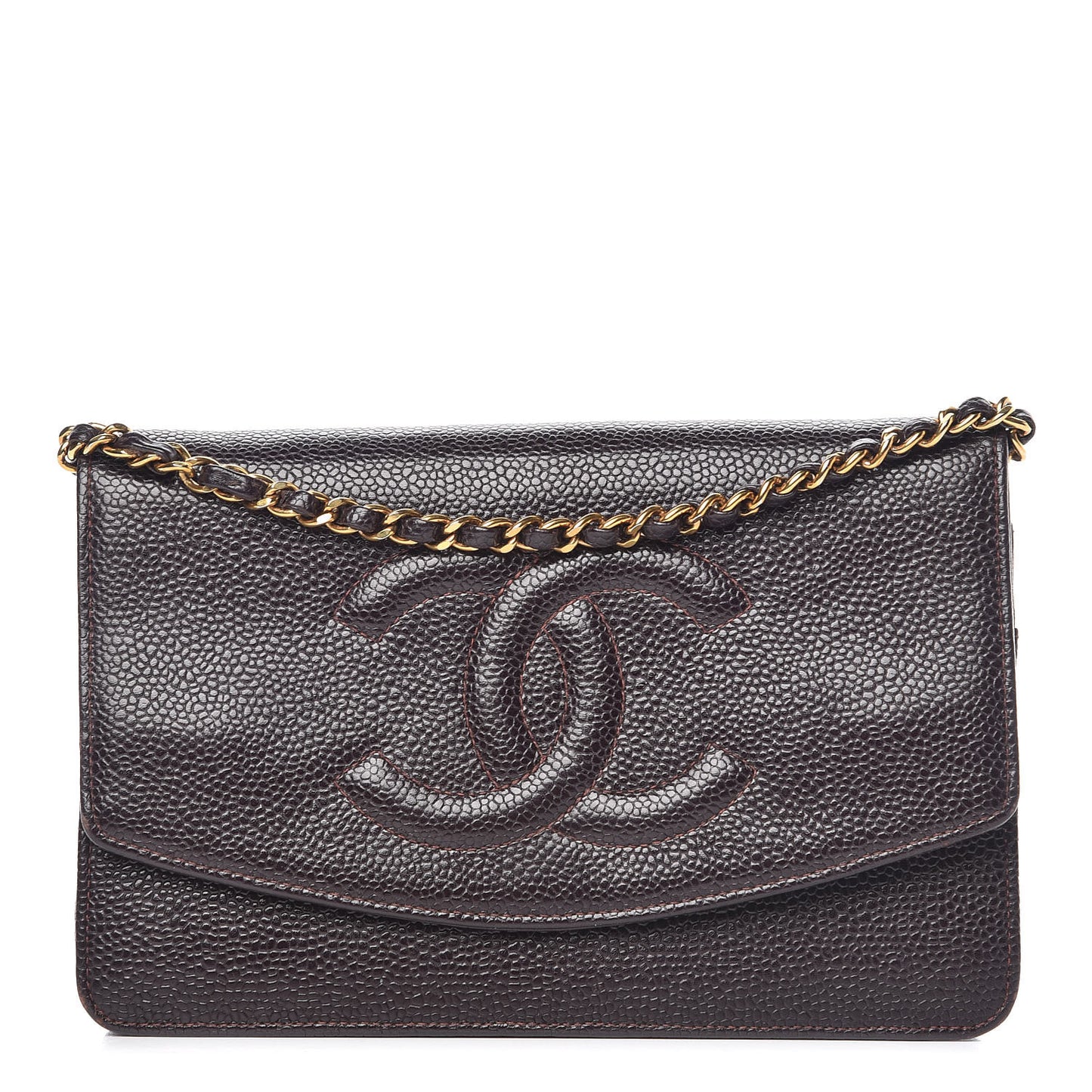 Caviar Timeless CC Wallet On Chain WOC Burgundy