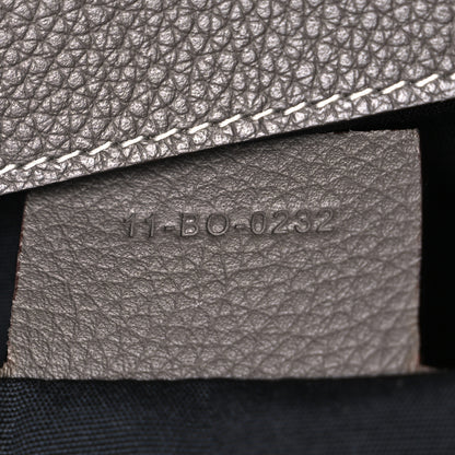 Christian Dior Grained Calfskin Maxi Gallop Sling Bag Grey 7 of 10