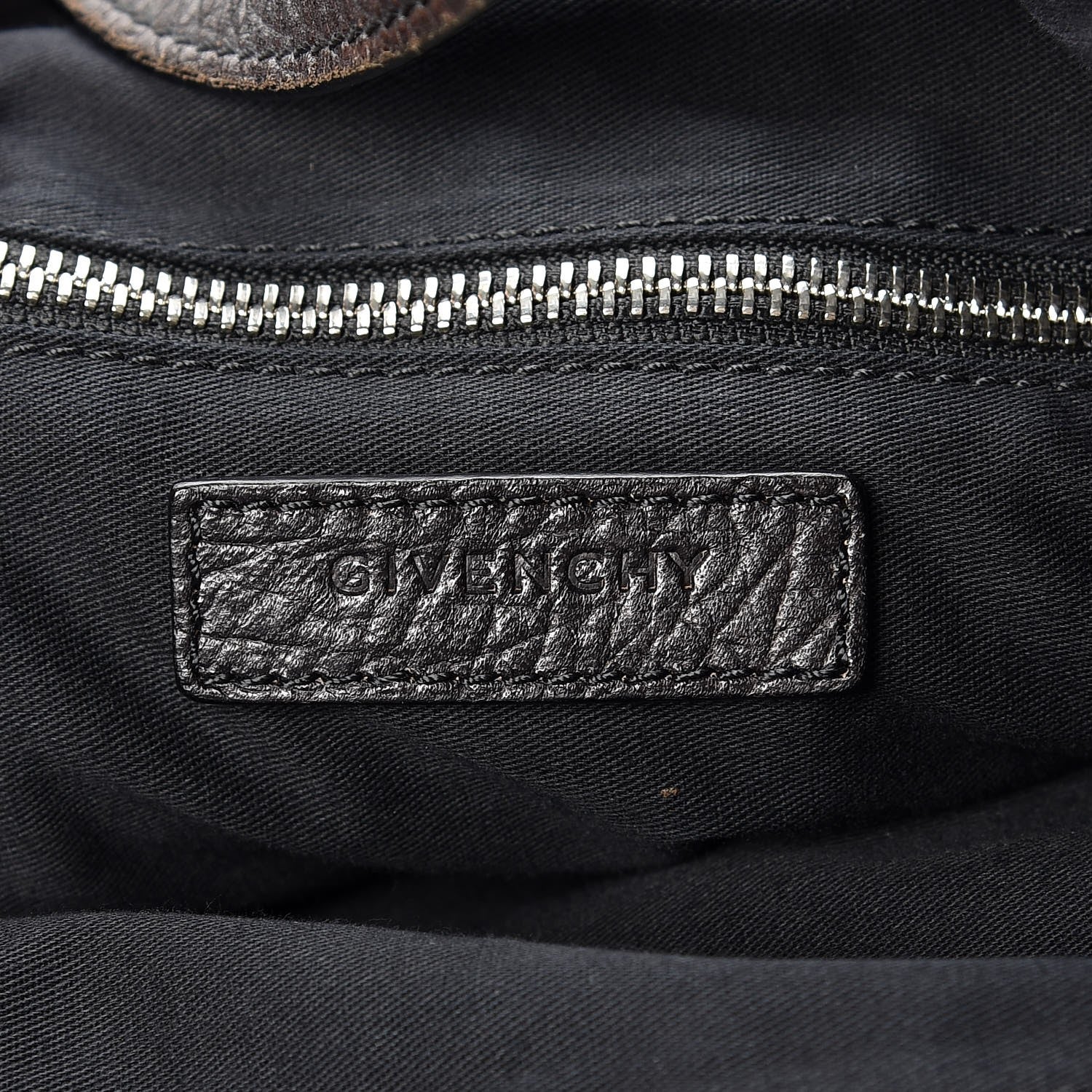 Givenchy Pebbled Calfskin Hobo Black 6 of 10