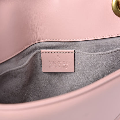 Gucci Calfskin Matelasse Mini GG Marmont Shoulder Bag Perfect Pink 7 of 14