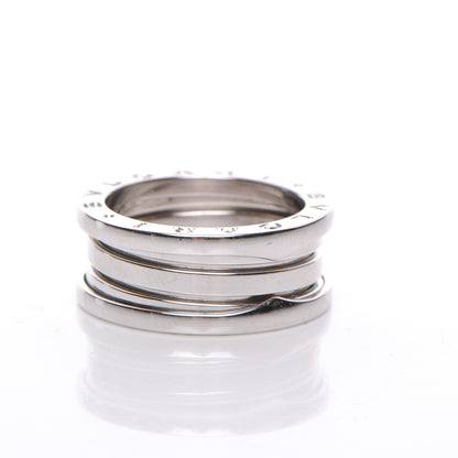 Bulgari 18K White Gold B.Zero1 3 Band Ring 54 6.75 5 of 7
