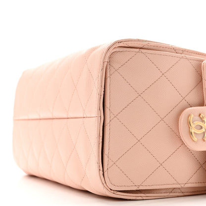 Chanel Caviar Quilted Small Chanel 25 Handbag Light Pink 10 of 13