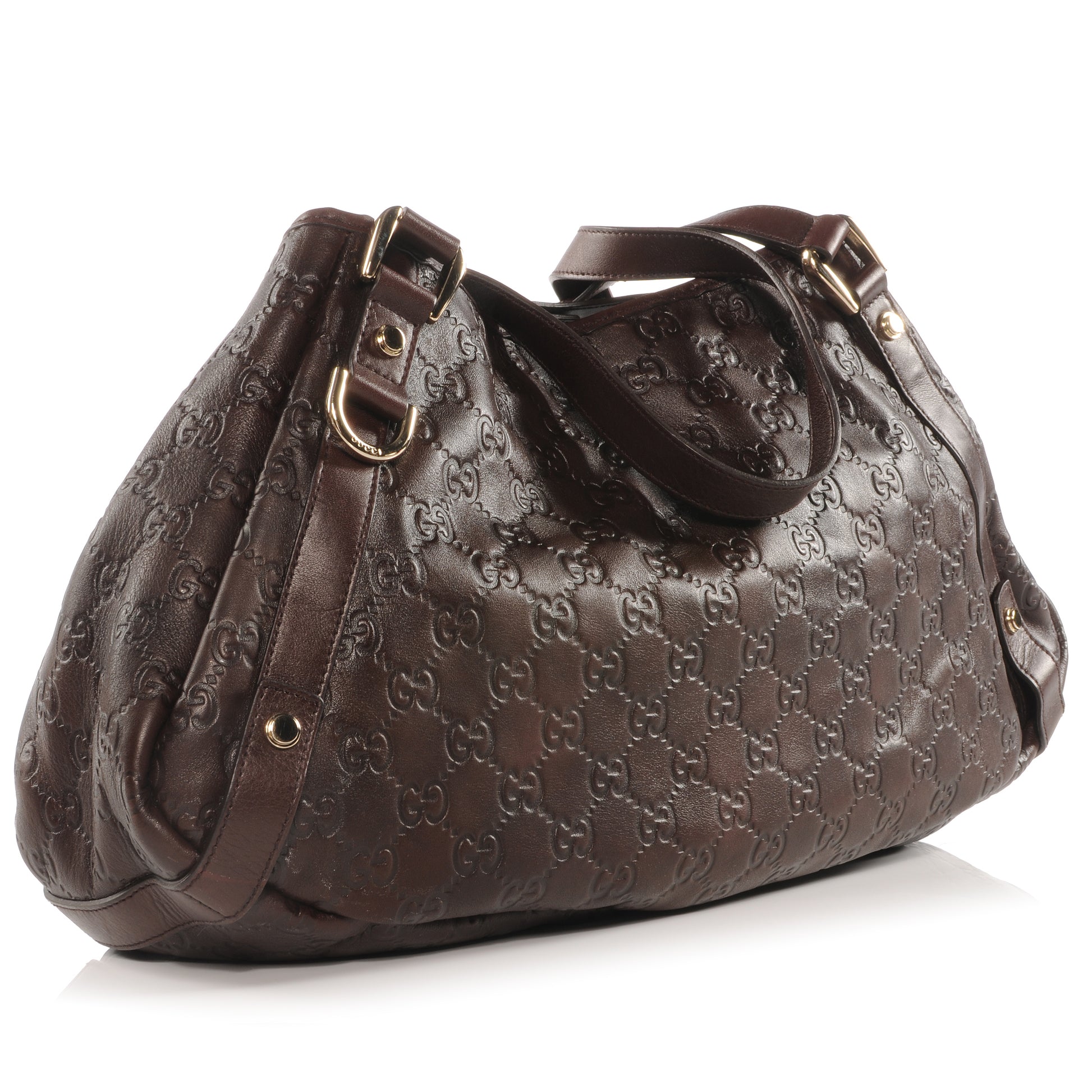 Gucci Guccissima Medium Abbey Shoulder Bag Brown 3 of 8