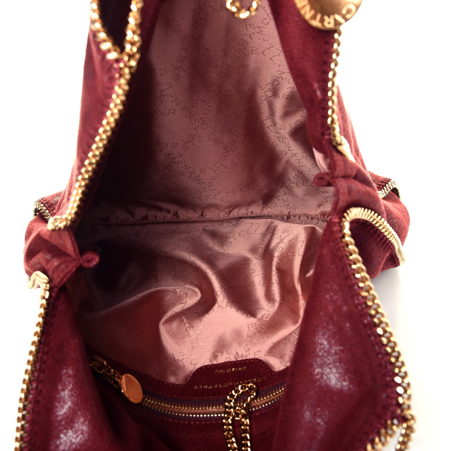 Stella McCartney Shaggy Deer Small Falabella Tote Ruby 5 of 9