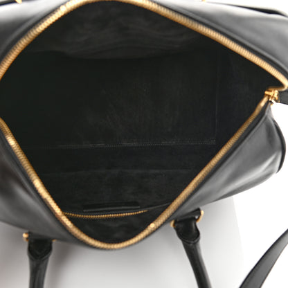 Saint Laurent Calfskin Classic Duffle 6 Black 5 of 11